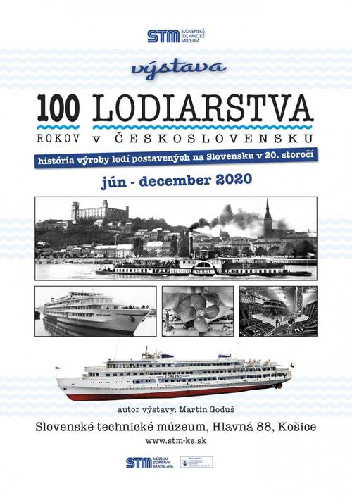 Plagát 100 rokov lodiarstva na Slovensku
