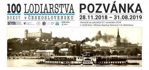 Plagát 100 rokov lodiarstva v Československu