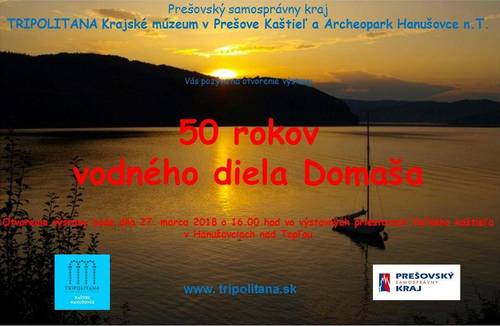 Plagát 50 rokov vodného diela Domaša