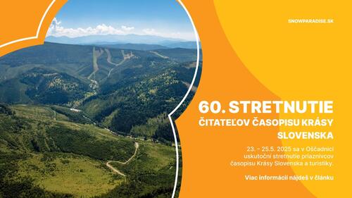 Plagát 60. stretnutie čitateľov časopisu Krásy Slovenska