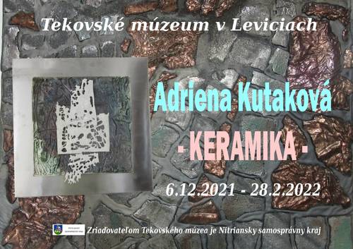 Plagát Adriena Kutaková - KERAMIKA