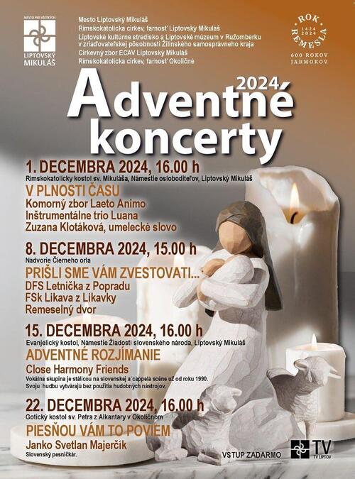 Plagát Adventné koncerty