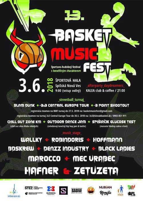 Plagát Basket Music Fest