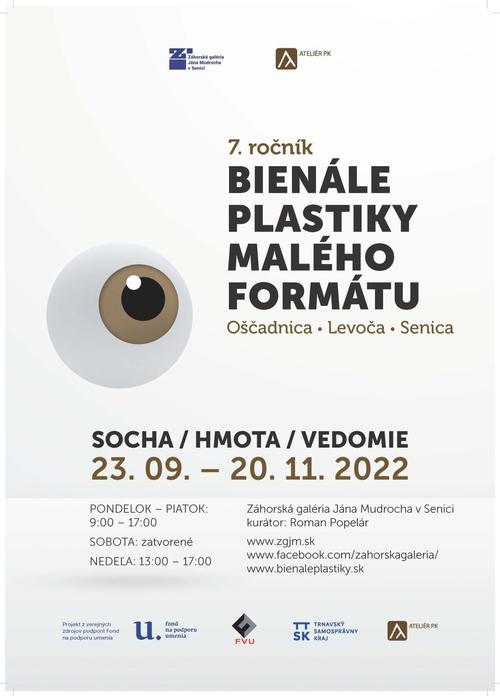 Plagát Bienále plastiky malého formátu 2022