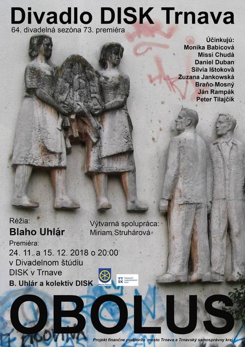 Plagát Blaho Uhlár a kolektív DISK: OBOLUS - 2. premiéra