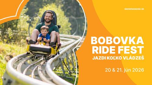Plagát Bobovka ride fest - jazdi koľko vládzeš!