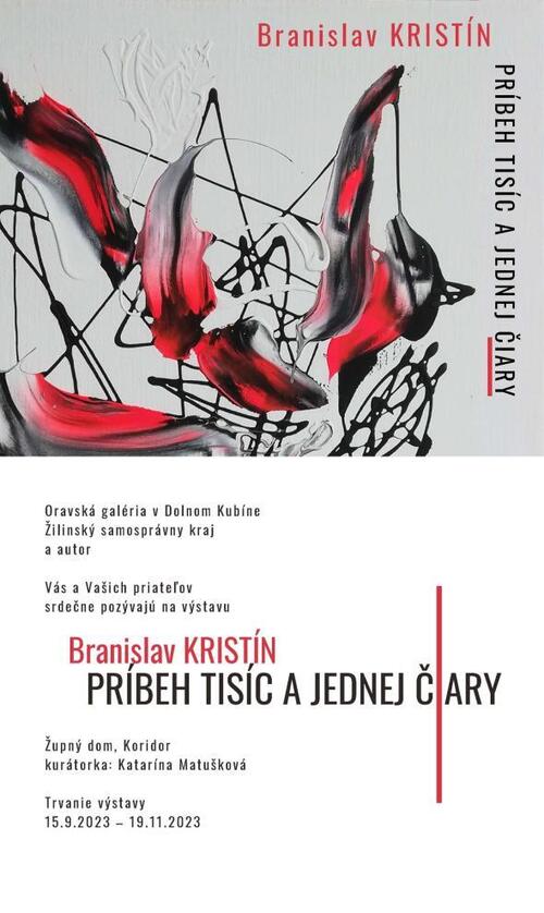 Plagát Branislav Kristín / Príbeh tisíc a jednej čiary