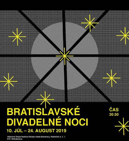 Plagát Bratislavské divadelné noci 2019