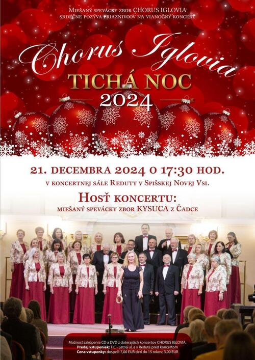 Plagát Chorus Iglovia: Tichá noc