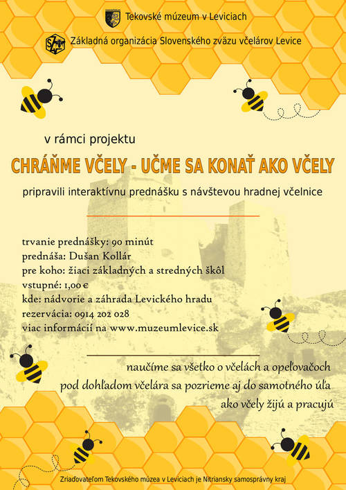 Plagát Chráňme včely - učme sa konať ako včely
