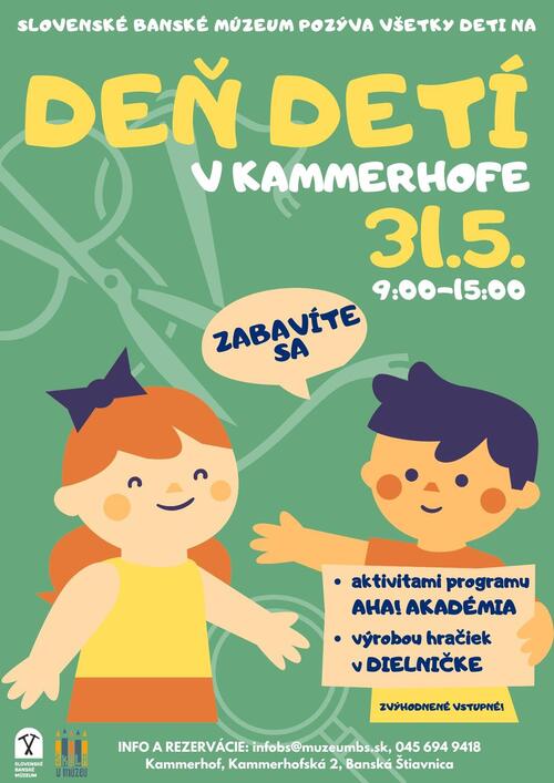 Plagát Deň detí v Kammerhofe