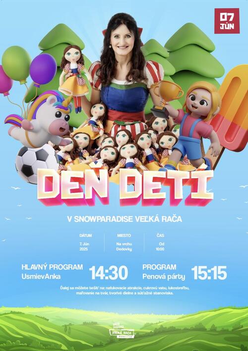 Plagát Deň detí v Snowparadise