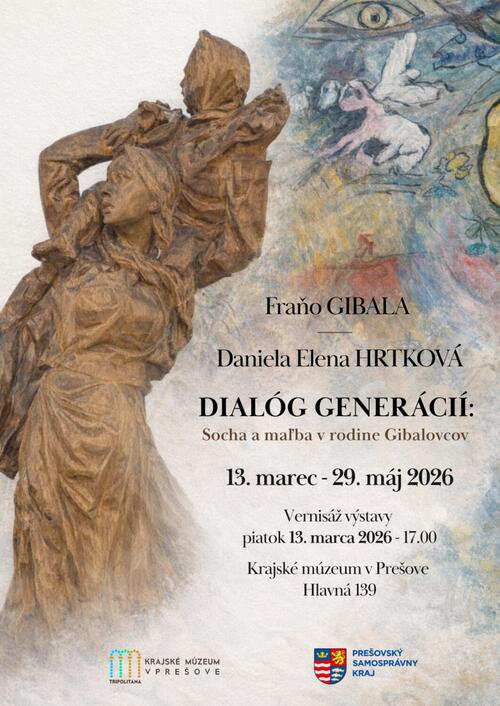 Plagát Dialóg generácií: Socha a maľba v rodine Gibalovcov