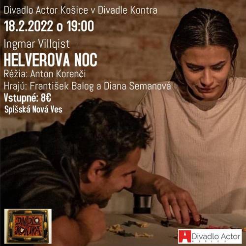 Plagát Divadlo Actor Košice - Helverova noc