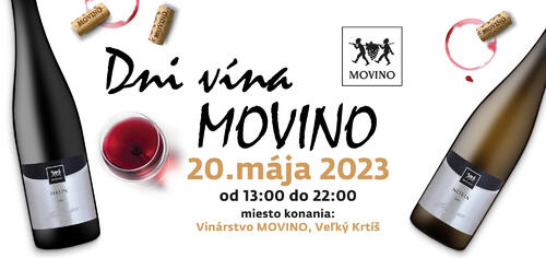 Plagát Dni vína Movino 2023