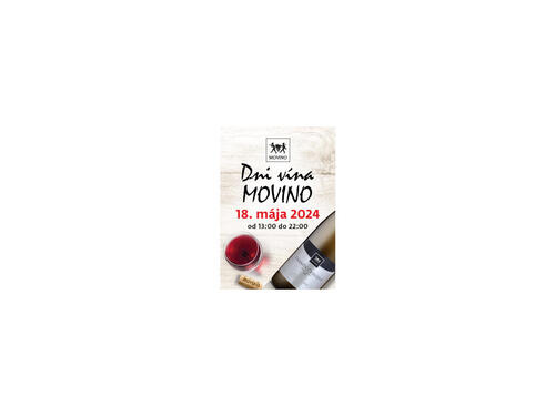 Plagát Dni vína Movino 2024