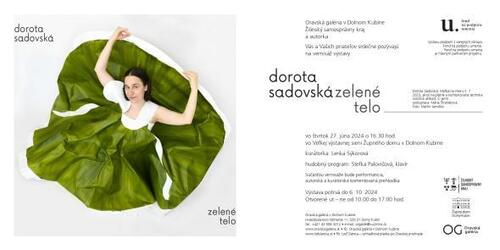 Plagát Dorota Sadovská – Zelené telo
