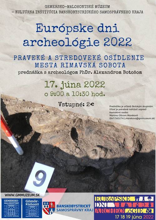 Plagát Európske dni archeológie
