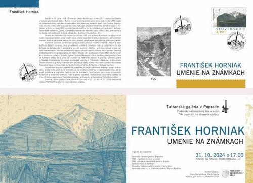 Plagát František Horniak - Umenie na známkach