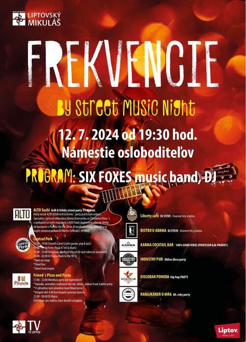 Plagát FREKVENCIE by STREET MUSIC NIGHT