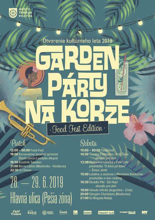 Plagát Garden párty na korze 2019