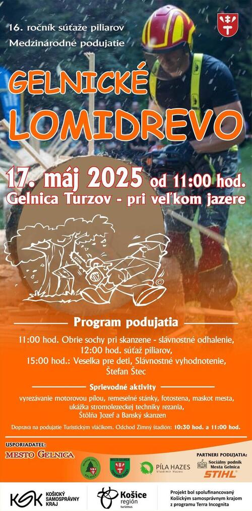 Plagát Gelnické Lomidrevo 2025