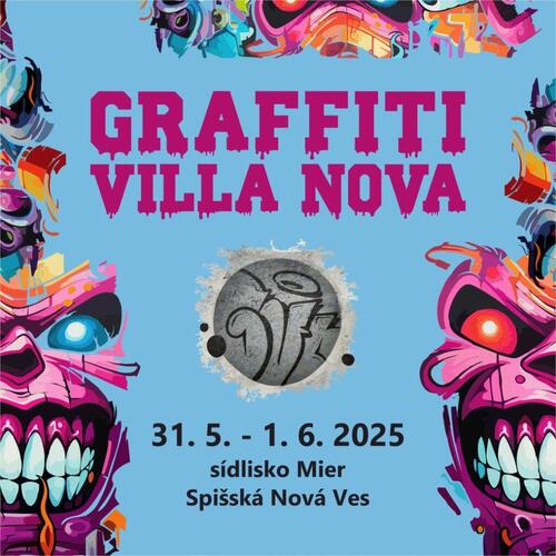Plagát Graffiti Villa Nova 2025