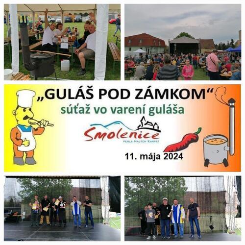 Plagát Guláš pod zámkom 2024 v Smoleniciach