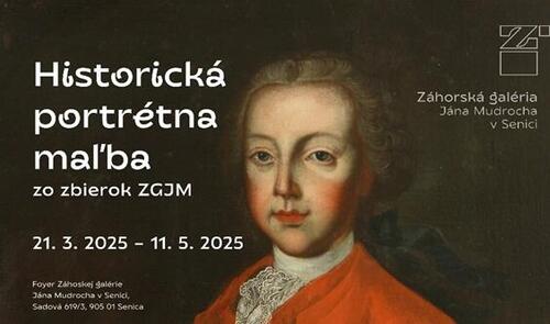 Plagát Historická portrétna maľba zo zbierky ZGJM