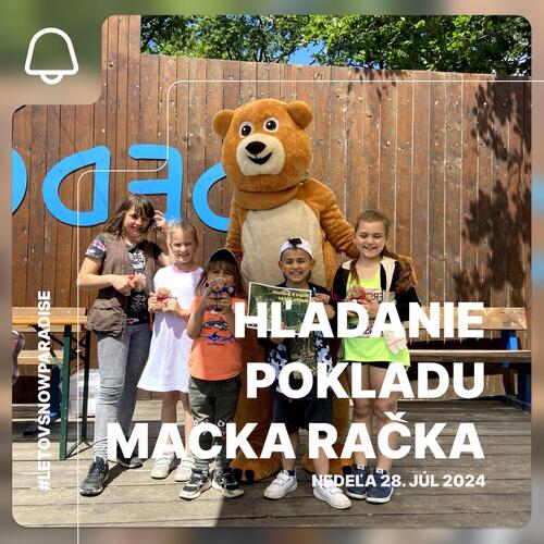 Plagát Hľadanie pokladu Macka Račka