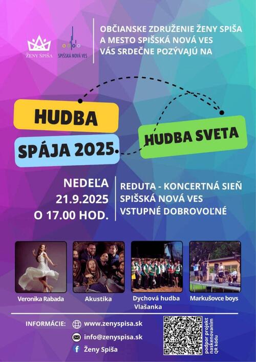Plagát Hudba spája / Hudba sveta