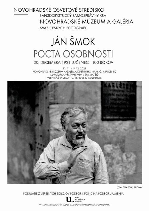 Plagát Ján Šmok – Pocta osobnosti