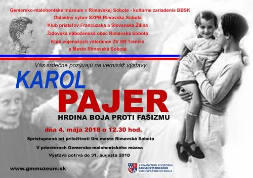 Plagát Karol Pajer - hrdina boja proti fašizmu