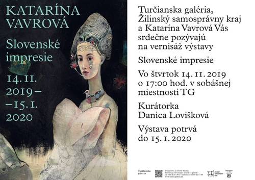 Plagát Katarína Vavrová - Slovenské impresie