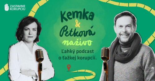 Plagát Kemka a Petková: Ľahký podcast o ťažkej korupcii