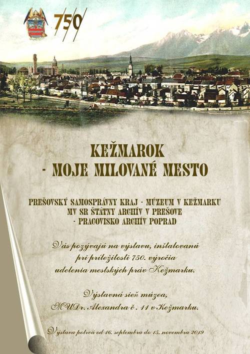 Plagát Kežmarok - moje milované mesto