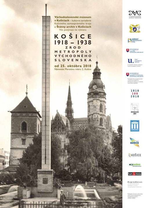 Plagát Košice 1918 – 1938. Zrod metropoly východného Slovenska