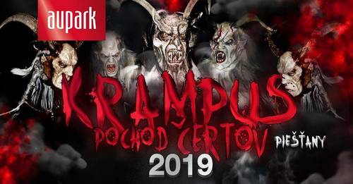 Plagát Krampus - Pochod čertov Piešťany 2019