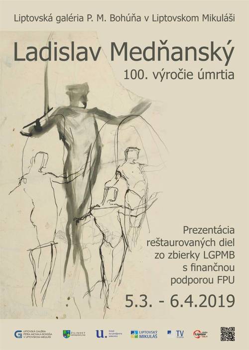 Plagát Ladislav Medňanský - 100. výročie úmrtia