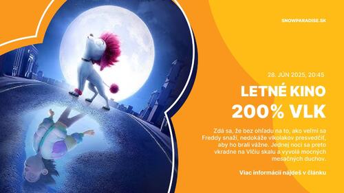 Plagát Letné kino | 200% vlk