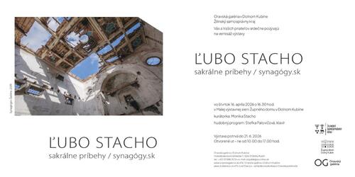 Plagát Ľubo Stacho - Sakrálne príbehy / synagógy.sk