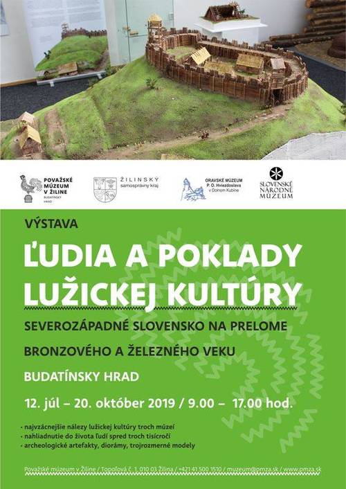 Plagát Ľudia a poklady lužickej kultúry / Severozápadné Slovensko na prelome bronzového a železného veku