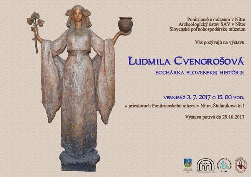 Plagát Ľudmila Cvengrošová - sochárka slovenskej histórie