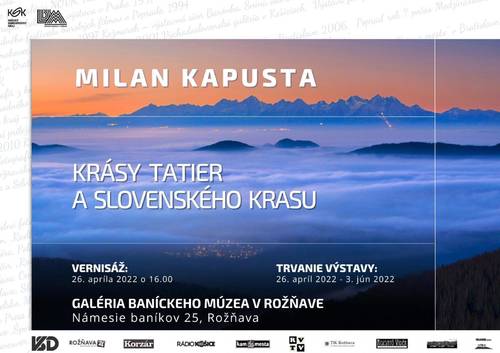 Plagát Milan Kapusta - Krásy Tatier a Slovenského krasu