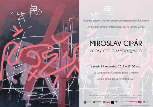 Plagát Miroslav Cipár - Znaky maliarskeho gesta