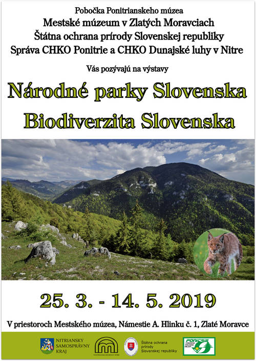 Plagát Národné parky Slovenska. Biodiverzita Slovenska.