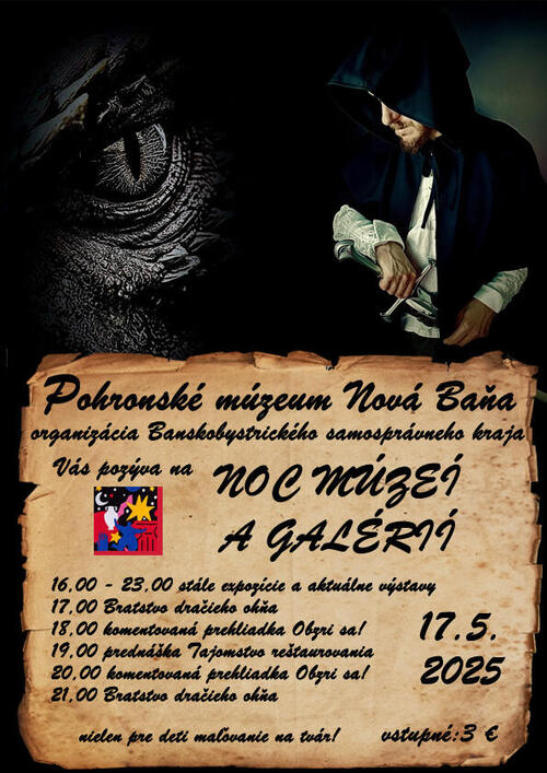 Plagát Noc múzeí a galérií