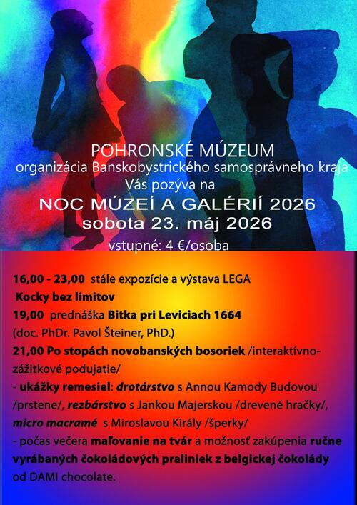 Plagát Noc múzeí a galérií