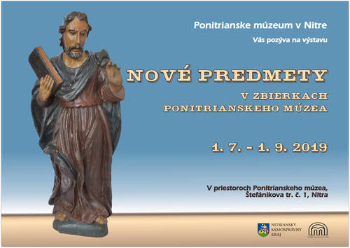 Plagát Nové predmety v zbierkach Ponitrianskeho múzea