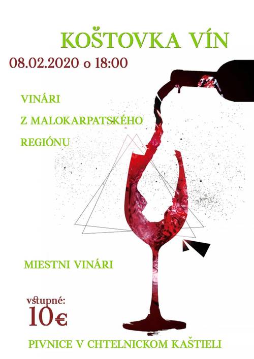 Plagát Ochutnávka vín v Chtelnici